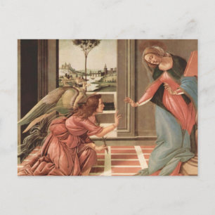 Angel Gabriel und Mary Postkarte