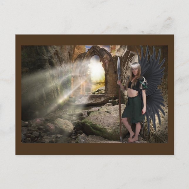 Angel "Gaurdian" Postkarte (Vorderseite)