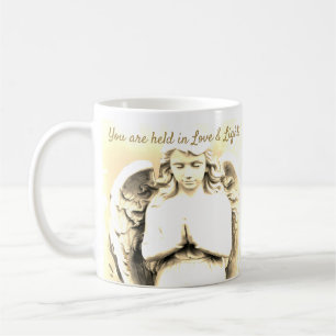 Angel Gebet Golden Light Liebe Zitat Geschenk Kaffeetasse