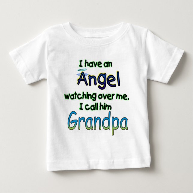 ANGEL GENANNT GRANDPA BABY T-SHIRT (Vorderseite)