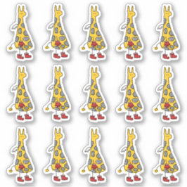 Angel Giraffe Aufkleber