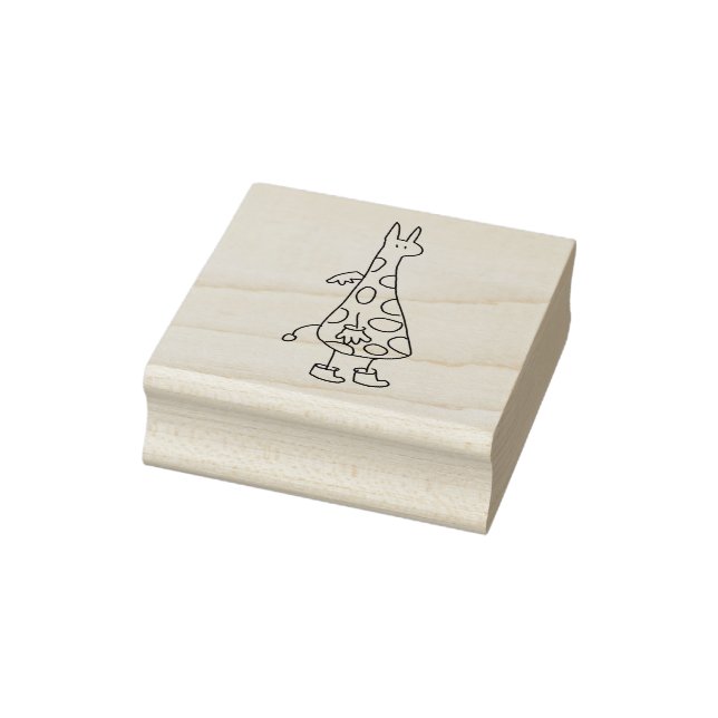 Angel Giraffe Doodle Gummistempel (Stempel)