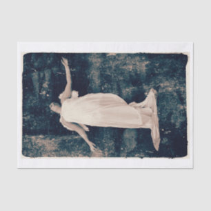 Angel Girl Vintag Old Style Grunge Textur Seidenpapier