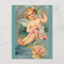 Angel Greetings Niedlich Vintag Postkarte