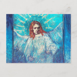 Angel Half Figure (nach Rembrandt) Van Gogh Fine Postkarte