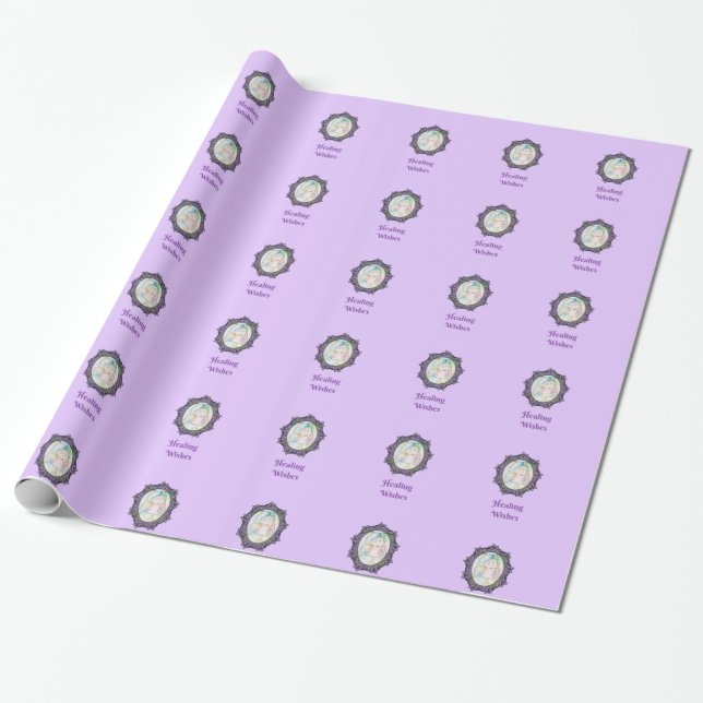 Angel Healing Wunsche Geschenkpapier (Ungerollt)