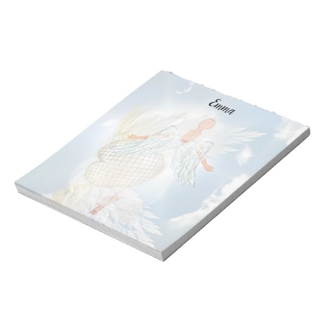 Angel Heart Notepad Notizblock (Rotiert)