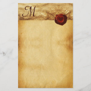 ANGEL HEART RED WAX SIEGEL PARCHSYSTEM BRIEFPAPIER