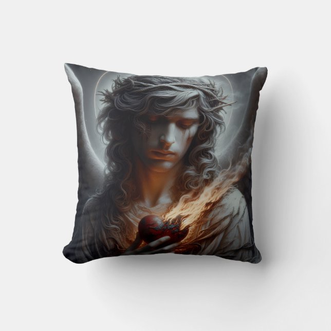 Angel Heart Throw Kissen (Vorderseite)