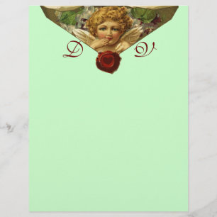 ANGEL HEART WAX SIEGEL Monogramm Grün