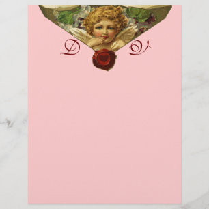 ANGEL HEART WAX SIEGEL Monogramm Pink