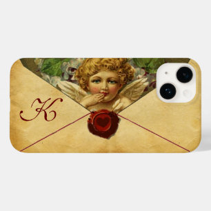ANGEL HEART WAX SIEGEL PARCHMENT Monogramm Case-Mate iPhone 14 Hülle