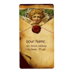 ANGEL HEART WAX SIEGEL PARCHMENT Valentinstag