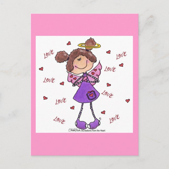 Angel Hearts Postkarte (Vorderseite)