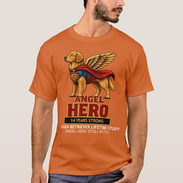 ANGEL HERO dunkel  T-Shirt (Vorderseite)
