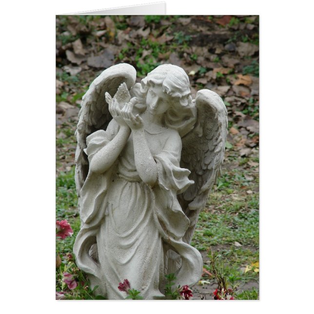 Angel Holding a Dove Statue (Vorne)