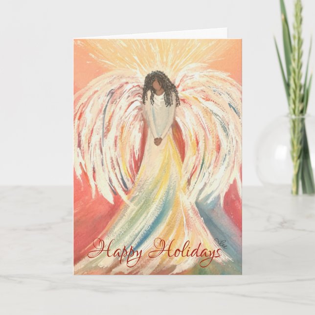 Angel Holiday Card Karte (Vorderseite)