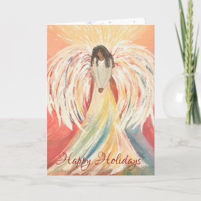Angel Holiday Card Karte (Vorderseite)