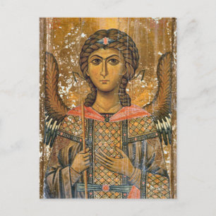 Angel-Icon vom Sinai-Orthodox-Christlich-Symbol Postkarte