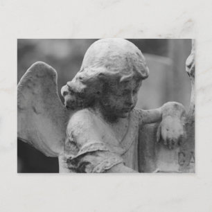 Angel im Friedhof Postkarte