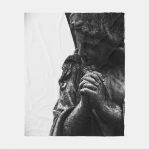 Angel im Gebet Fleecedecke
