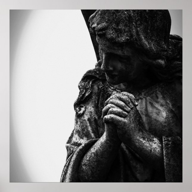 Angel im Gebet Poster (Vorne)