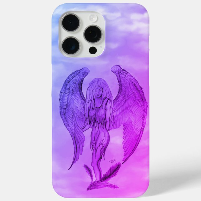 Angel im Tattoo Style Case-Mate iPhone Hülle (Rückseite)