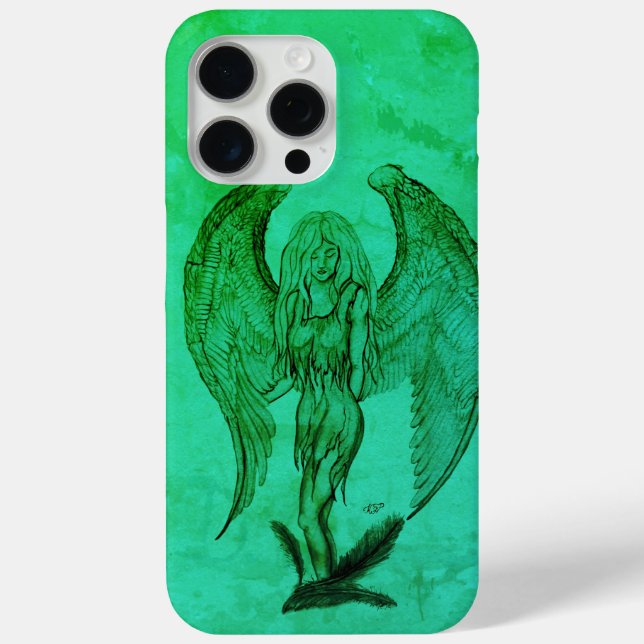 Angel im Tattoo Style Case-Mate iPhone Hülle (Rückseite)