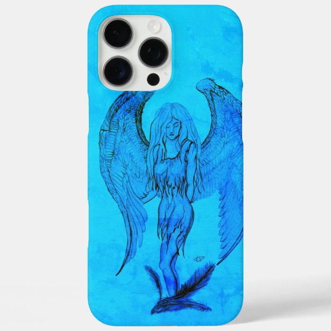Angel im Tattoo Style Case-Mate iPhone Hülle (Rückseite)