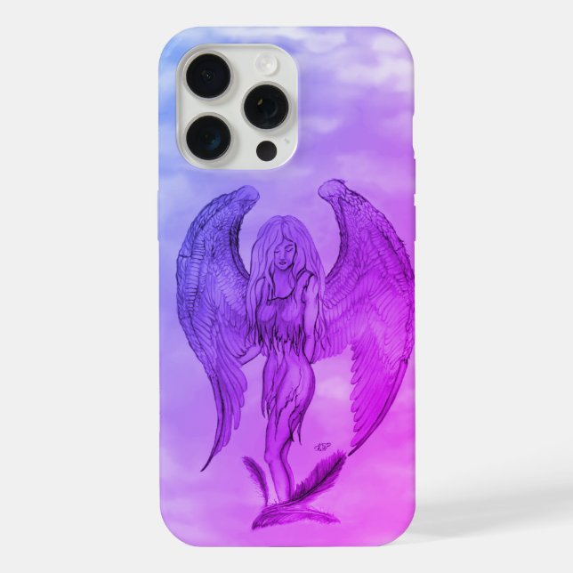 Angel im Tattoo Style iPhone Hülle (Rückseite)