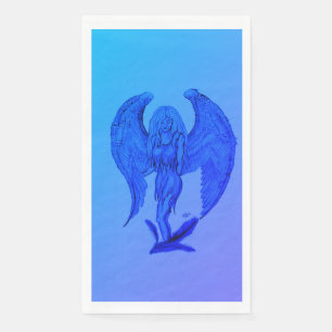 Angel im Tattoo Style Serviette
