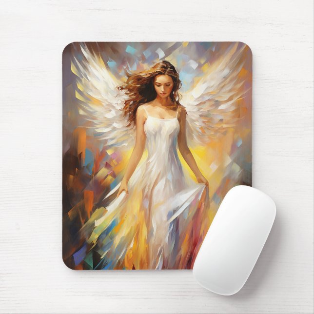 Angel Impressionist Art Mousepad (Mit Mouse)