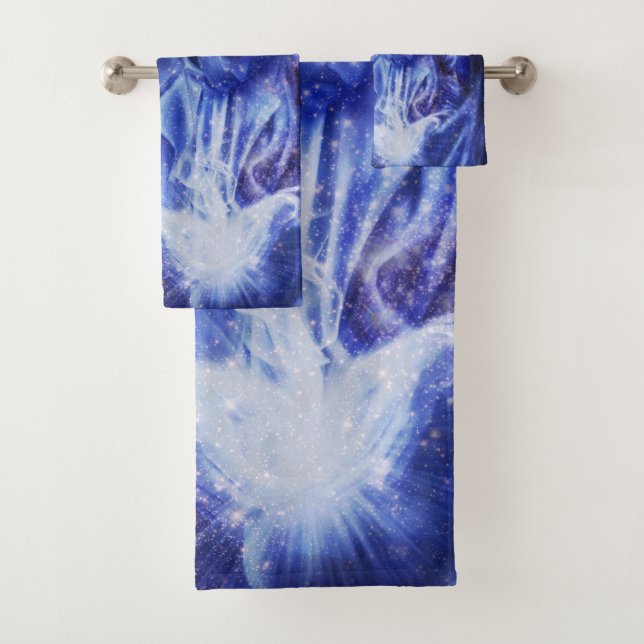Angel in Blau Badhandtuch Set (Insitu)