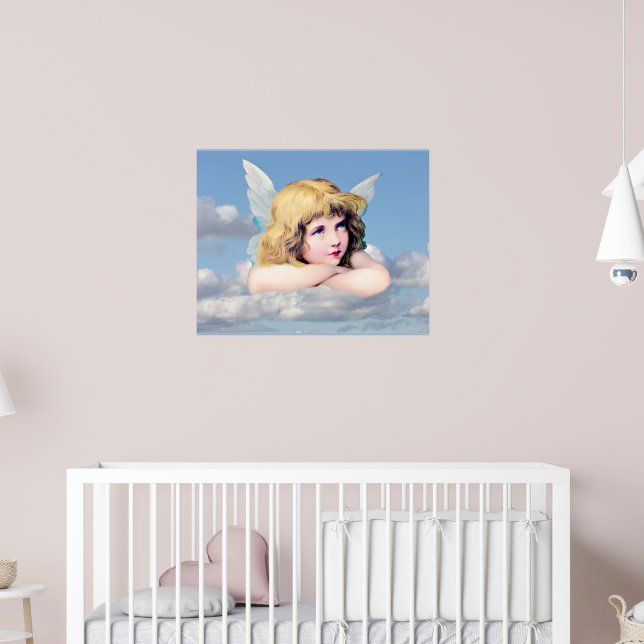 Angel in den Wolken Poster (Kinderzimmer 2)