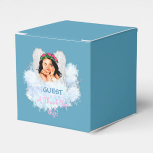 ANGEL IN DER SCHLIESSUNG 3, GASTGESCHENK-KARTE, Qu Geschenkschachtel