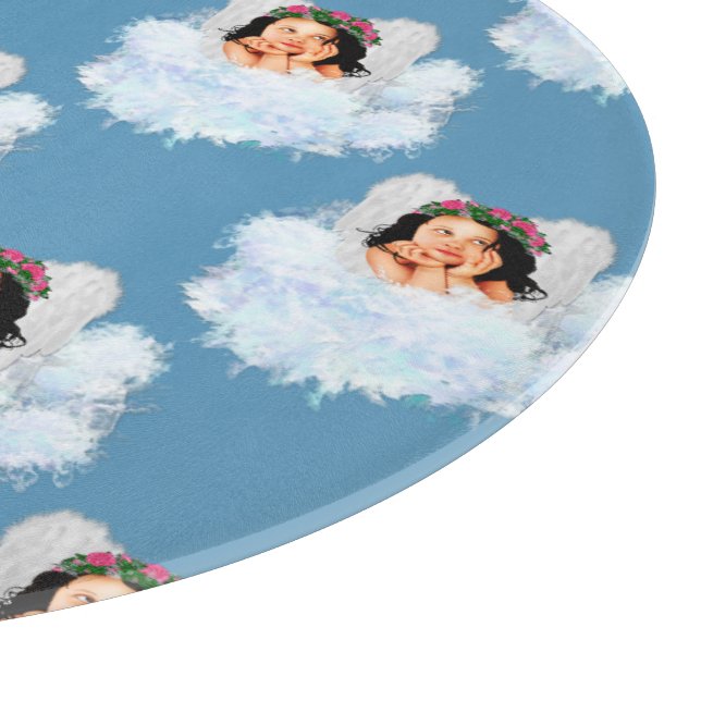 Angel in der Wolkendecke 3-12 in RUNDSCHNITTSTELLE Schneidebrett (Ecke)