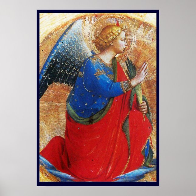 ANGEL IN GOLD ROT UND BLAU POSTER (Vorne)