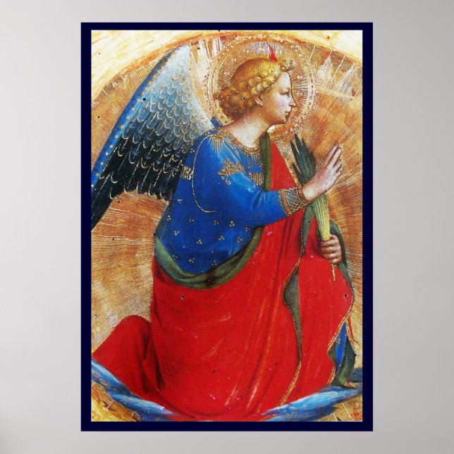 ANGEL IN GOLD ROT UND BLAU POSTER (Vorne)