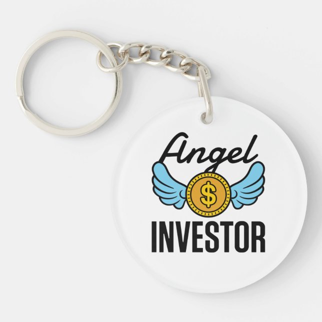 Angel Investor Investing Start-up Business Schlüsselanhänger (Vorderseite)