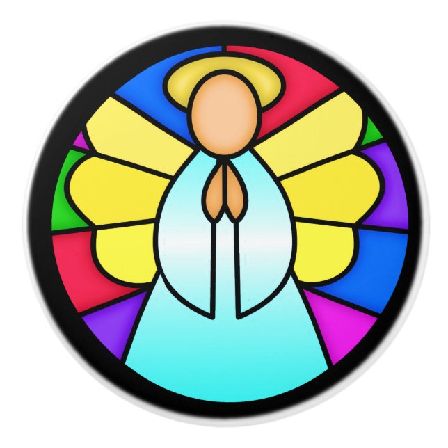 Angel Keramik Knob Keramikknauf (Vorderseite)