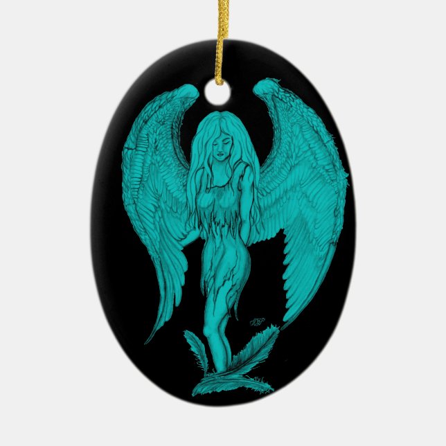 Angel Keramikornament (Vorne)