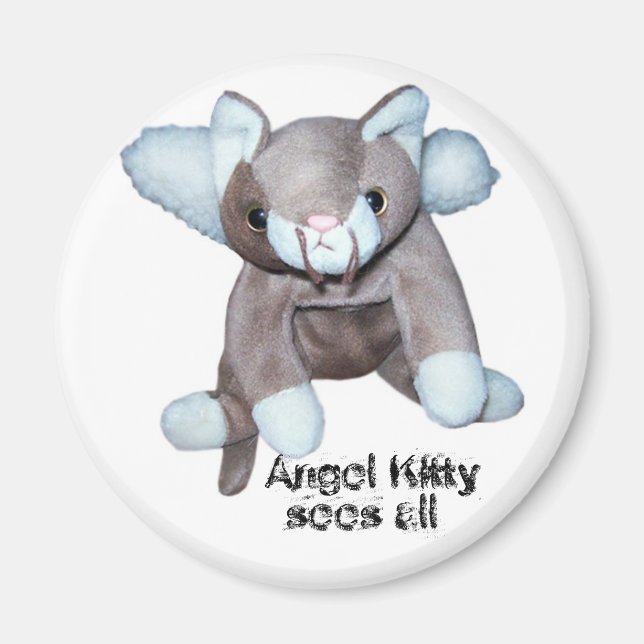 Angel Kitty sieht alle Magnet (Vorne)