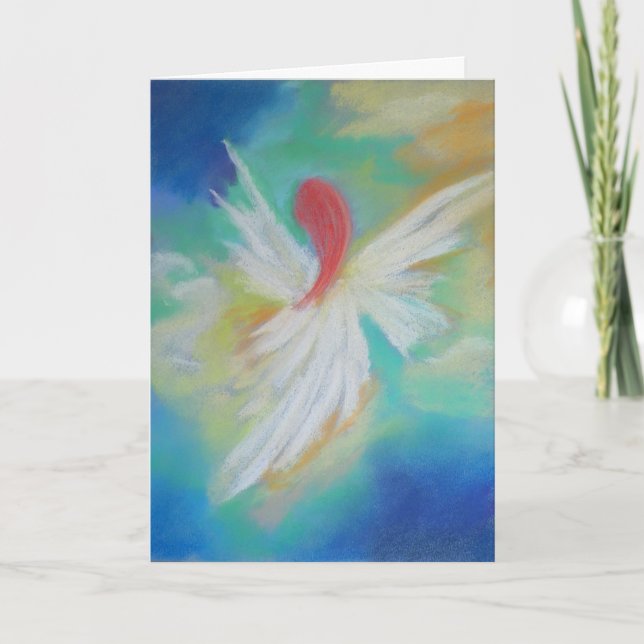 Angel-Krankenversicherungskarte Dankeskarte (Vorderseite)