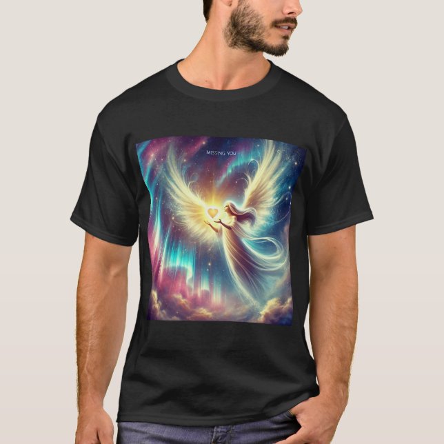 Angel Liebe Glow Mens Tshirt (Vorderseite)