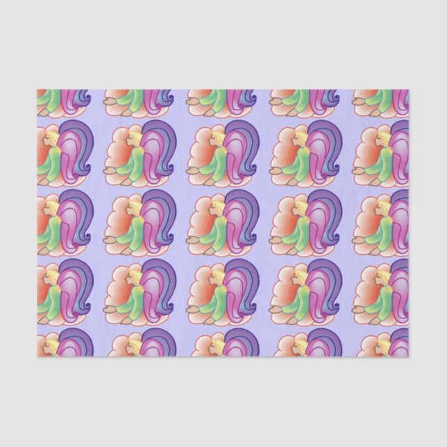 Angel Liebe Tissue Paper Seidenpapier (Vorderseite)