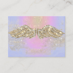 Angel Light Sparkle Gold Card Visitenkarte