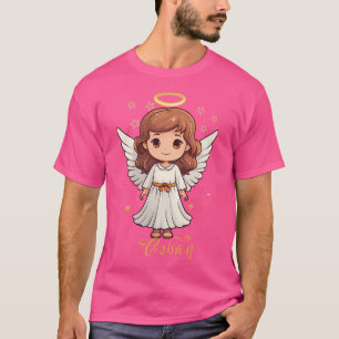 Angel Little Girl Ästhetische Himmelsgestaltung T-Shirt
