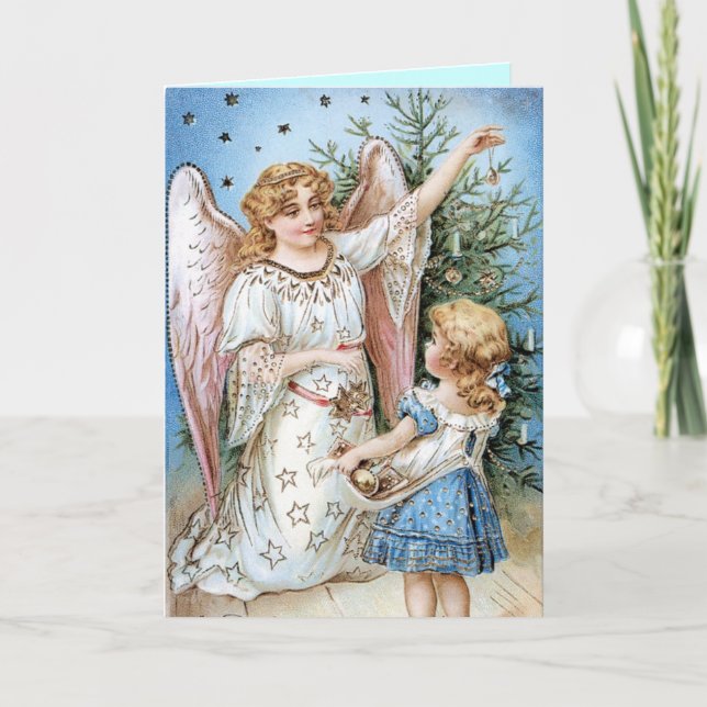 Angel Magic Christmas Card Feiertagskarte (Vorderseite)