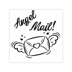 Angel Mail Self Inking Kautschuk Briefmarke Permastempel