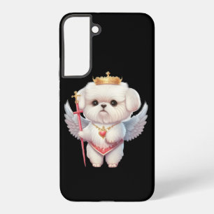 Angel Maltese Puppy, Maltes Hundeliebhaber und Bes Samsung Galaxy Hülle